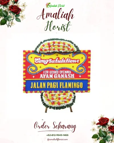 Bunga Papan Congratulation di Sananwetan